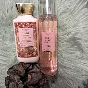 Bath and Body Works Triple Berry Martini Pair! NWT! 🍓🫐🥭🍸